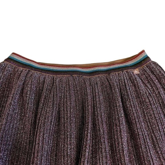 Molo Skirt Glitter Shimmer Pleated Midi Size 134 / 140 - Picture 7 of 8